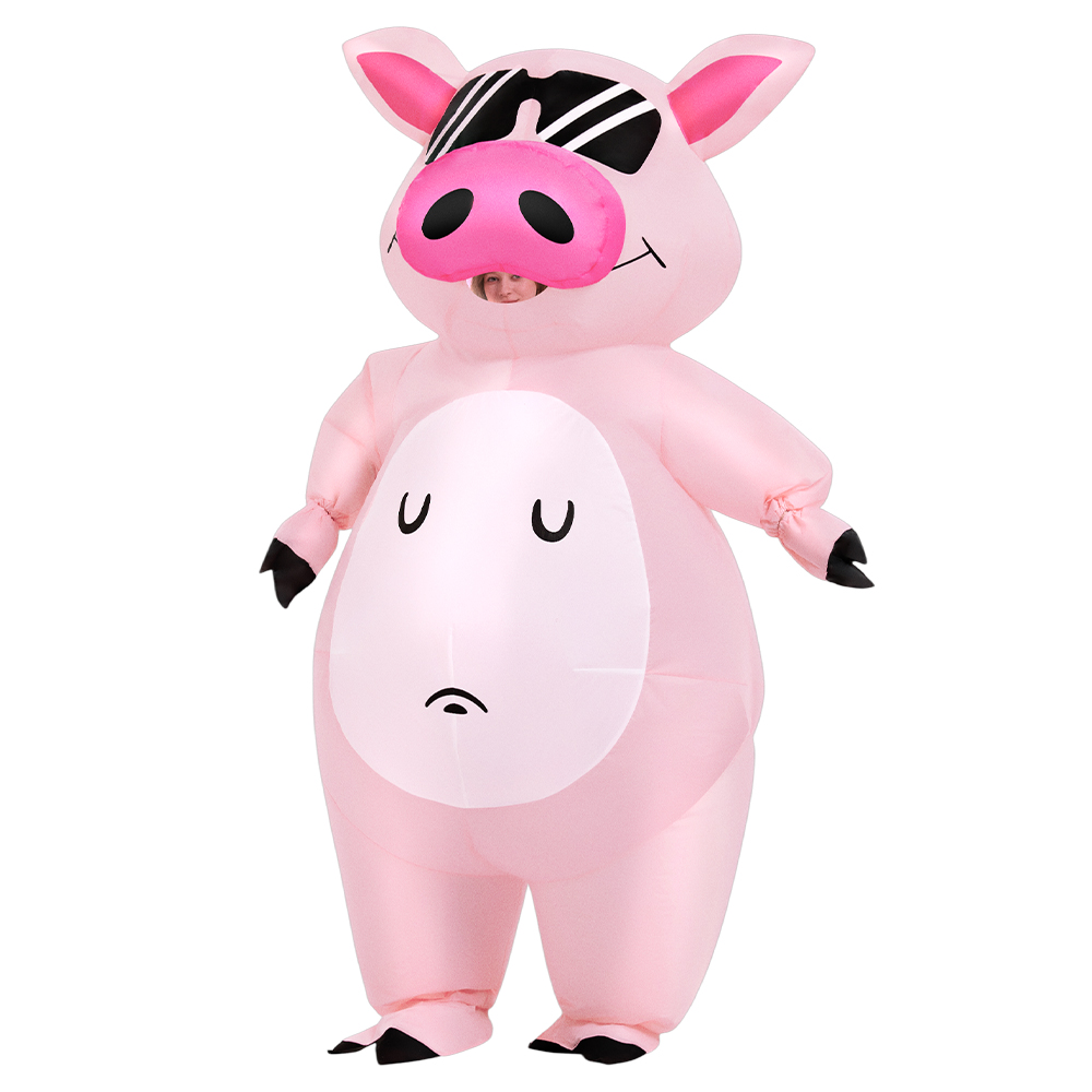 Cartoon Animal Piglet Inflatab - Womens Suit review and price