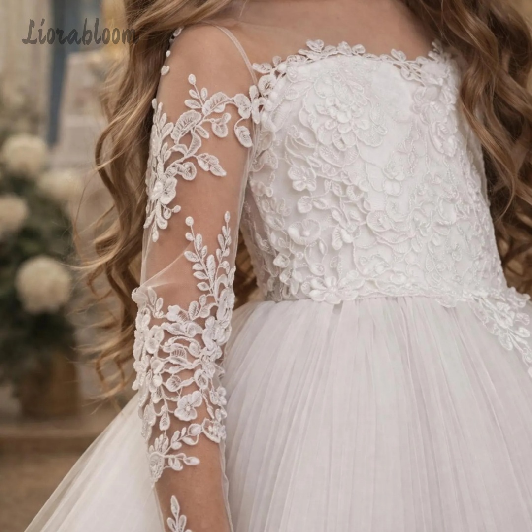 Girls' Lace Wedding Dress Cust - Formal Skirt review and price