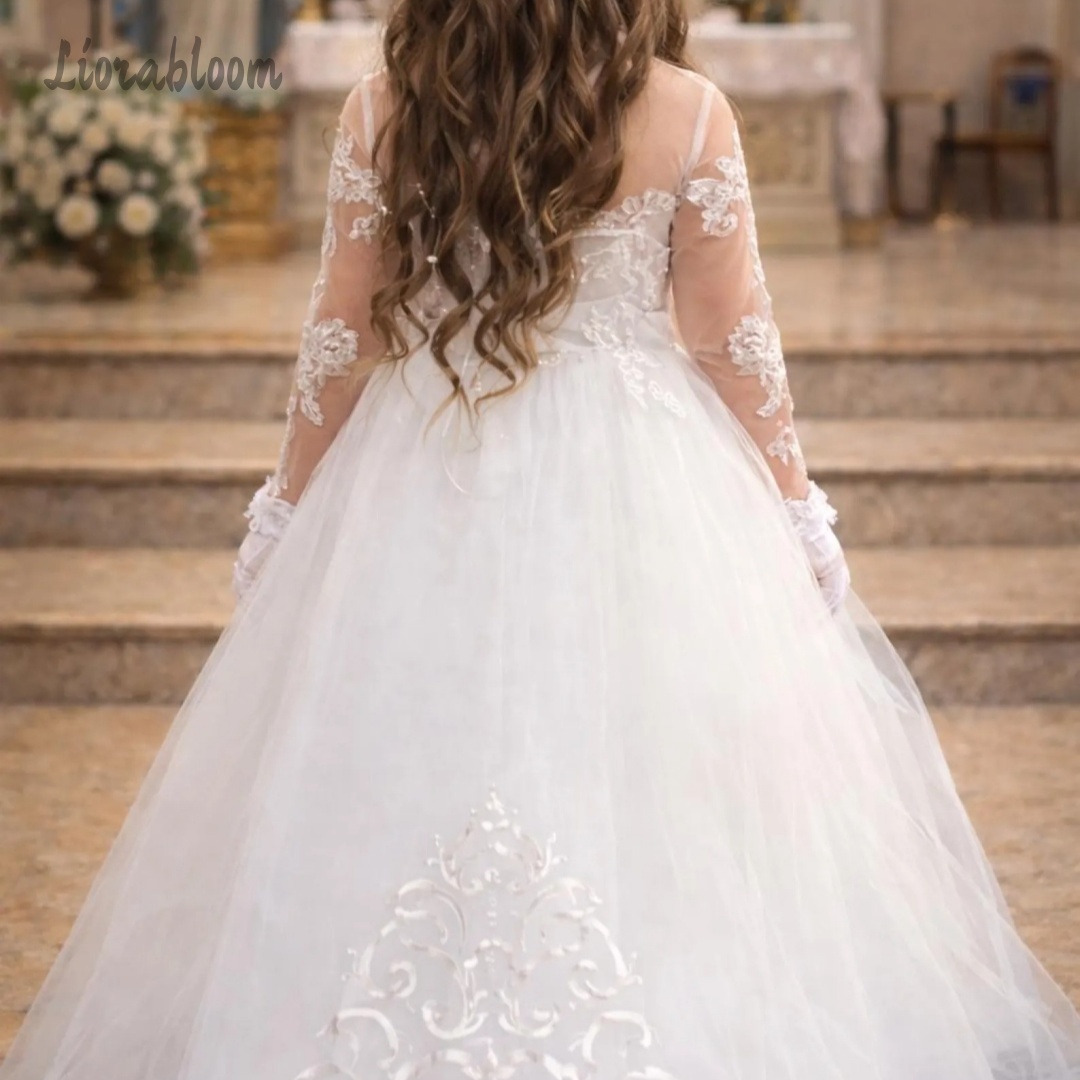 Girls' Lace Wedding Dress Cust - Formal Skirt review and price