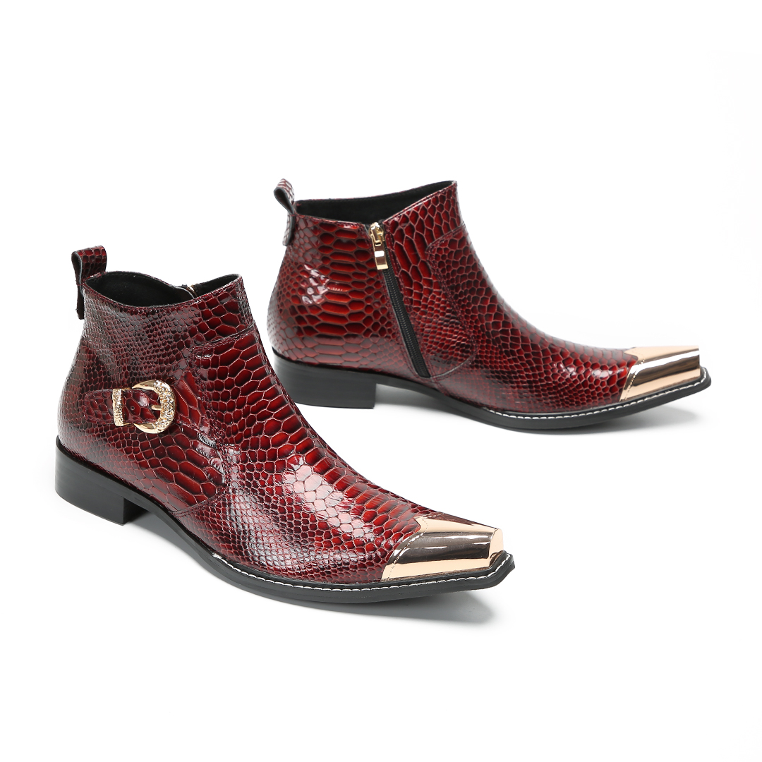 Red Pointed Toe real Leather M - Formal Dress review and price