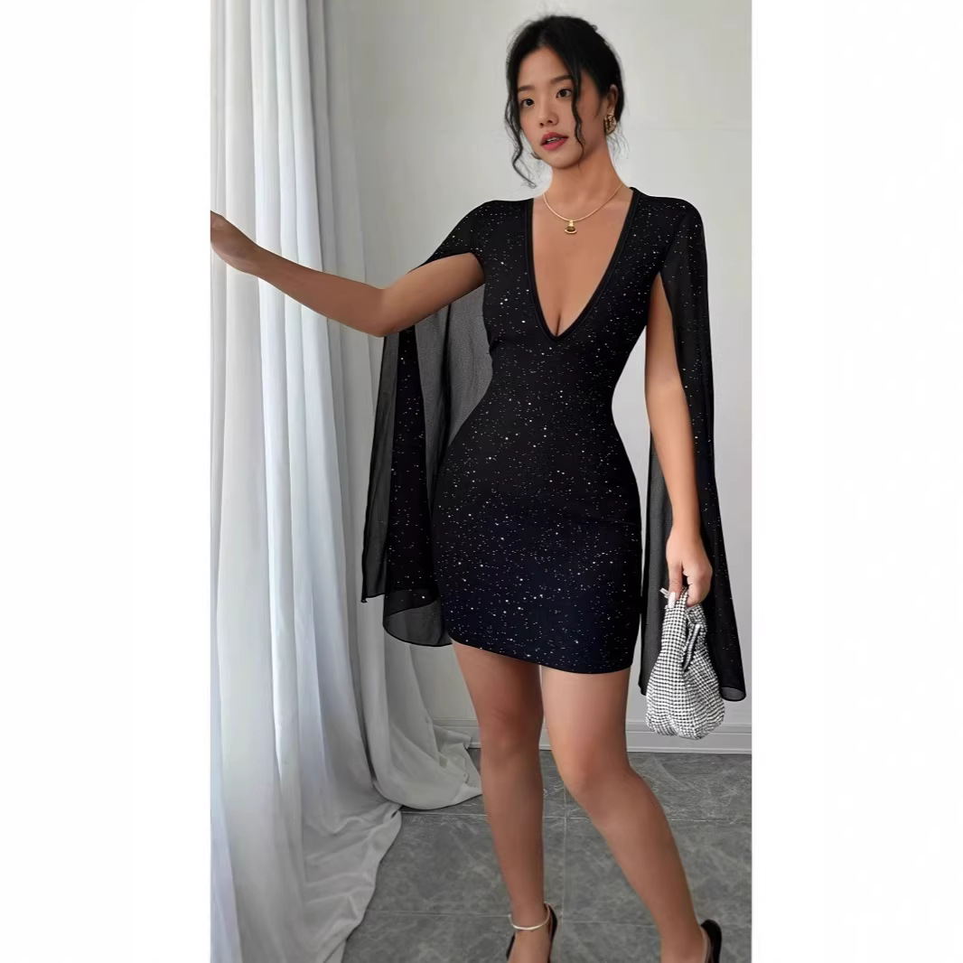 V Neck Bodycon Midi Dress Eleg - Midi Dress review and price