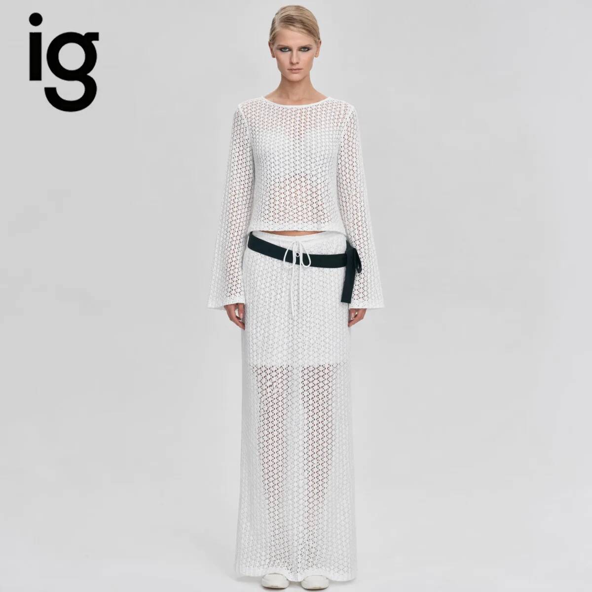 IG 2026 Women's Hollow Out Kni - Formal Skirt review and price