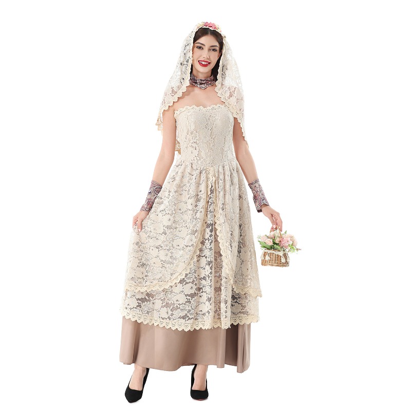 Women Vintage Lace Maxi Dress  - Lace Dress review and price