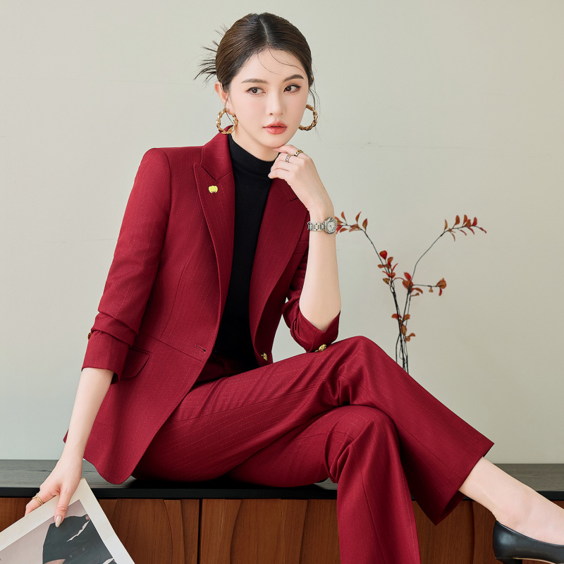 Red Suit Set for Women, Autumn - Women'S Red Formal Wear review and price