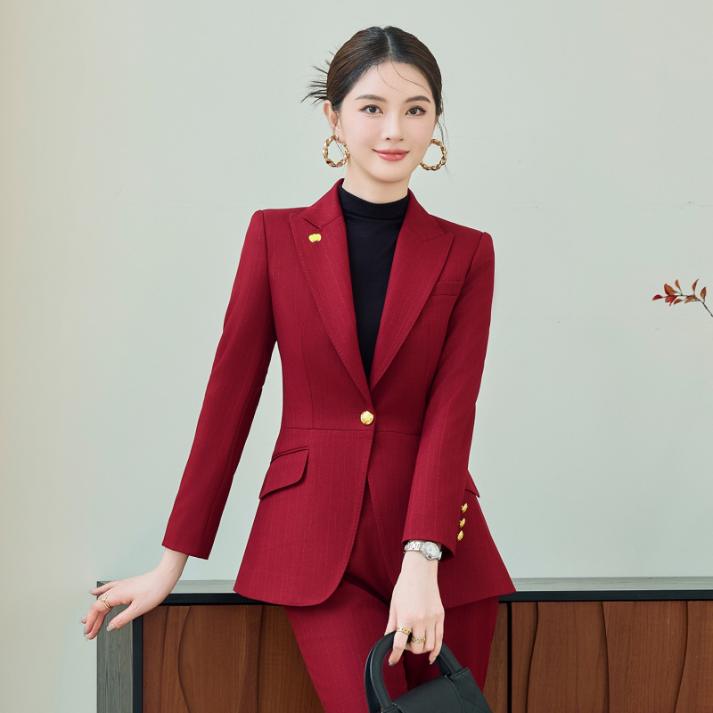 Red Suit Set for Women, Autumn - Women'S Red Formal Wear review and price