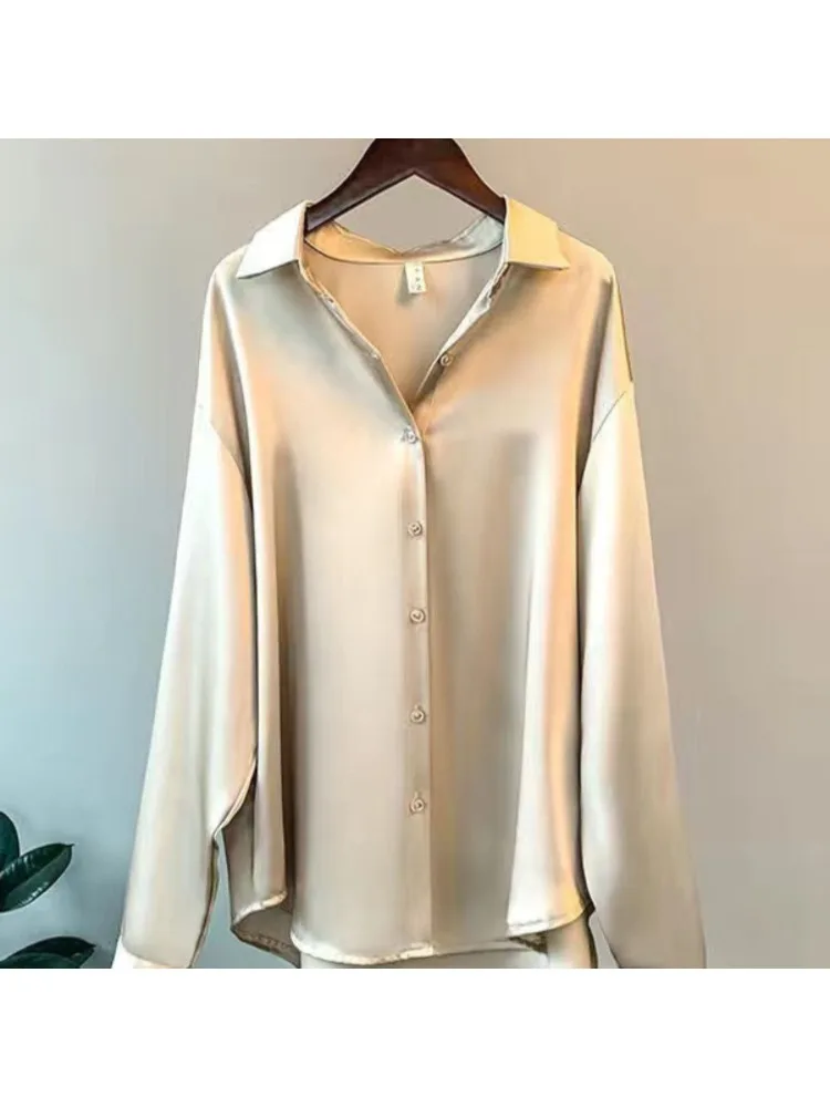 Plus Size Casual Women Silk Sh - Silk Blouse review and price