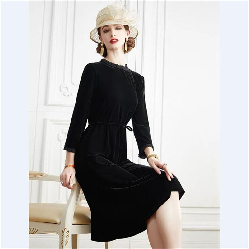 New Spring 2026 Women A-Line V - Midi Dress review and price