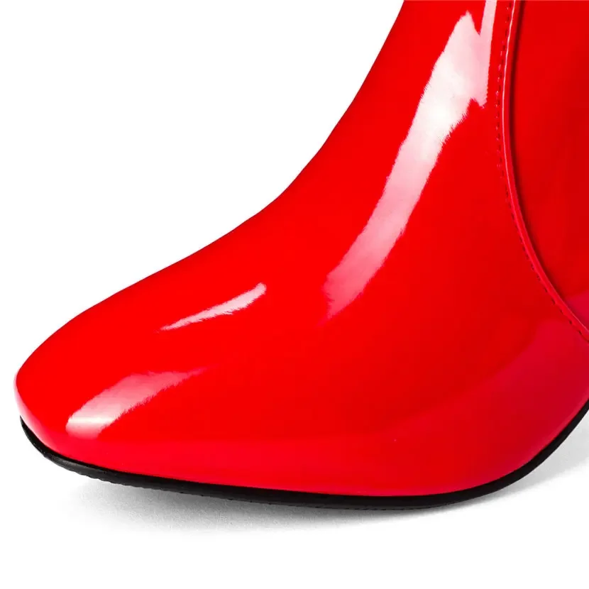 Red White Patent Leather Women - Women'S Red Formal Wear review and price