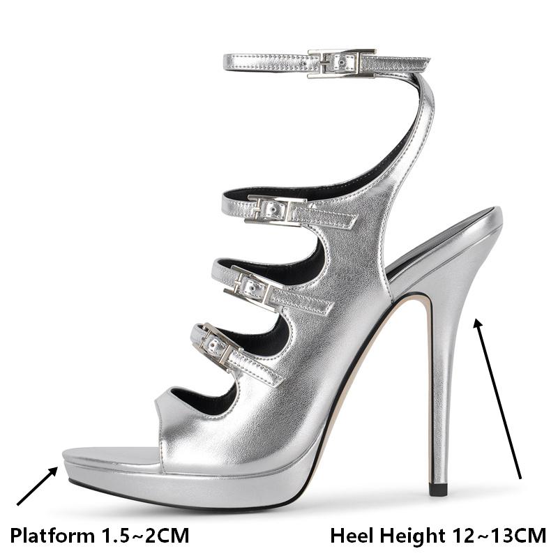 Onlymaker Women Silver Stilett - Formal Dress review and price