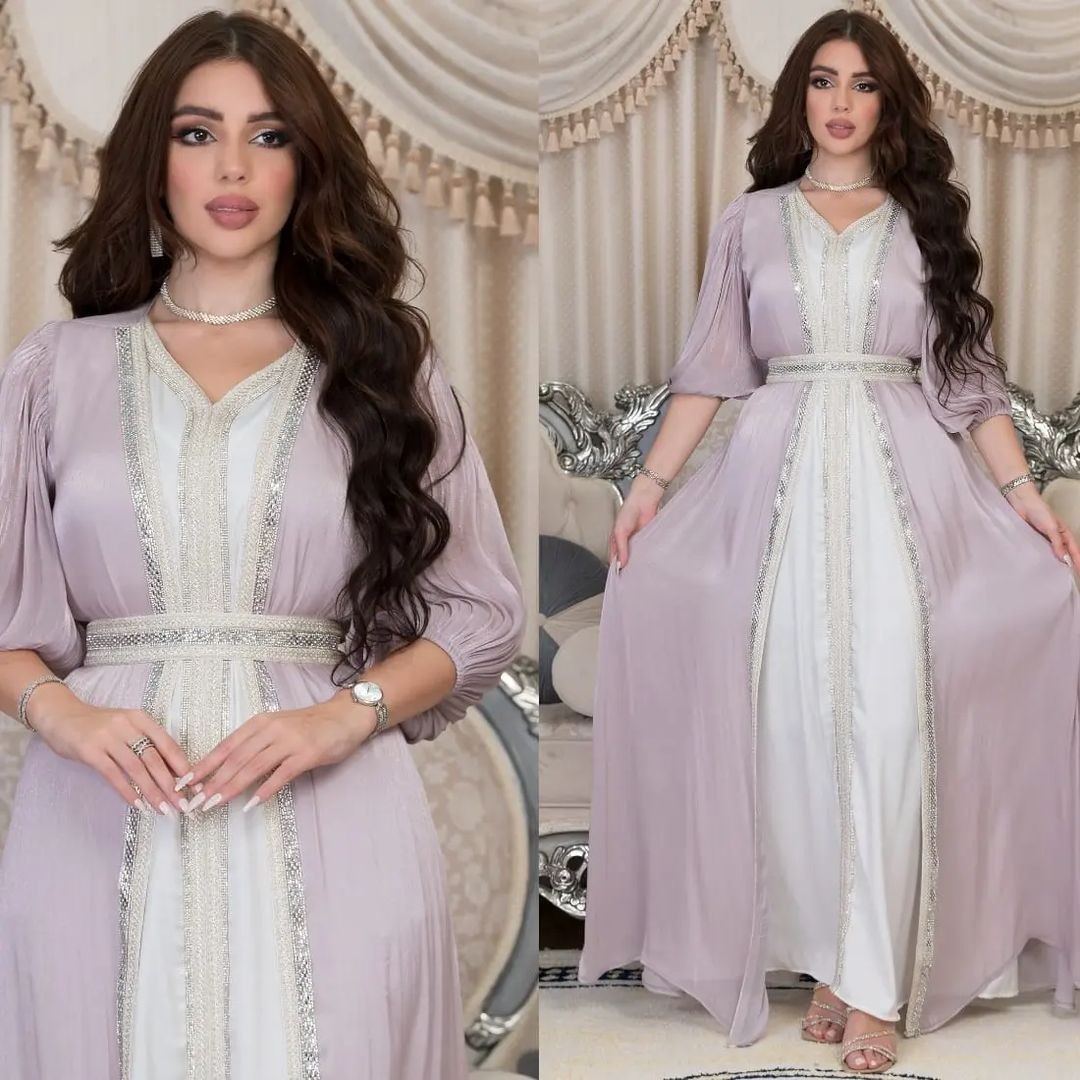 Lavender Sequin Dress V Neck P - Evening Gown review and price